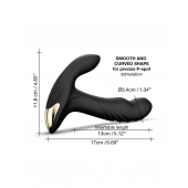 Черный вибромассажер простаты Multi P-Joy с 3 моторами - Dorcel - в Мытищах купить с доставкой