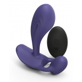 Темно-синий вибромассажер Witty P G Vibrator with Remote Control - Love to Love - в Мытищах купить с доставкой