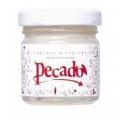 Массажная свеча Caramel   Popcorn - 35 мл. - Pecado - купить с доставкой в Мытищах