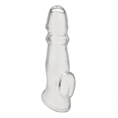 Прозрачная насадка для пениса Girthy Penis Enhancing Sleeve Extension - 17,1 см. - BlueLine - в Мытищах купить с доставкой
