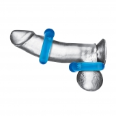Комплект из двух колец для пениса 2-Pack Ultra-Stretch Stamina Endurance Ring - BlueLine - в Мытищах купить с доставкой