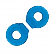 Комплект из двух колец для пениса 2-Pack Ultra-Stretch Stamina Endurance Ring - BlueLine - в Мытищах купить с доставкой