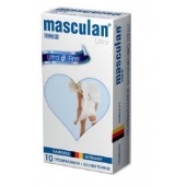 Ультратонкие презервативы Masculan Ultra Fine с обильной смазкой - 10 шт. - Masculan - купить с доставкой в Мытищах