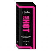 Гель для оральных ласк Oral Hot с согревающим эффектом - 15 гр. - HotFlowers - купить с доставкой в Мытищах