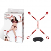 Красная фиксация на матрас Classic Bedspreader - Lux Fetish - купить с доставкой в Мытищах