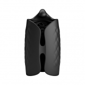 Черный мастурбатор с вибростимуляцией головки Black Glans Trainer - Baile - в Мытищах купить с доставкой