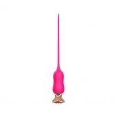 Розовый тонкий стимулятор Nipple Vibrator - 23 см. - I-MOON - купить с доставкой в Мытищах