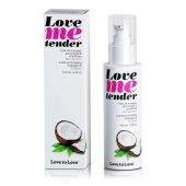 Съедобное согревающее массажное масло Love Me Tender Cocos с ароматом кокоса - 100 мл. - Love to Love - купить с доставкой в Мытищах