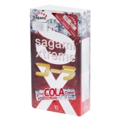 Ароматизированные презервативы Sagami Xtreme COLA - 10 шт. - Sagami - купить с доставкой в Мытищах