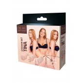Набор из 3 мастурбаторов The Girl Next Door Tina - Dream Toys - в Мытищах купить с доставкой