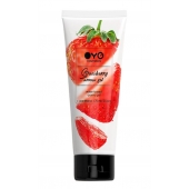 Лубрикант на водной основе OYO Aroma Gel Strawberry с ароматом клубники - 75 мл. - OYO - купить с доставкой в Мытищах