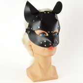 Черная кржаная маска Pussy - Sitabella - купить с доставкой в Мытищах