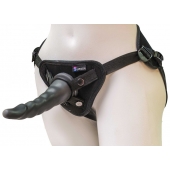 Комплект из трусиков Harness и двух насадок - 20,5 и 18 см. - LOVETOY (А-Полимер) - купить с доставкой в Мытищах