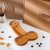 Деревянное блюдо для подачи в форме члена (32,5 х 20 х 1,7 см) - Сима-Ленд - купить с доставкой в Мытищах