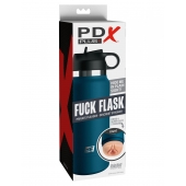 Мастурбатор-вагина в синей колбе F*ck Flask - Pipedream - в Мытищах купить с доставкой