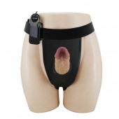 Полый вибрострапон на регулируемых трусиках Draven - 17,5 см. - Baile - купить с доставкой в Мытищах