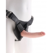Страпон на виниловых трусиках Strap-on Harness Cock - 17,8 см. - Pipedream - купить с доставкой в Мытищах