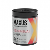 Анатомические презервативы MAXUS Sensual - 15 шт. - Maxus - купить с доставкой в Мытищах