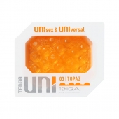 Оранжевый мастурбатор-стимулятор Tenga Uni Topaz - Tenga - в Мытищах купить с доставкой
