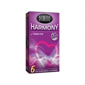 Презервативы с рёбрышками Domino Harmony - 6 шт. - Domino - купить с доставкой в Мытищах
