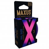 Презервативы Maxus XXL увеличенного размера - 3 шт. - Maxus - купить с доставкой в Мытищах