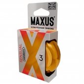 Презервативы анатомической формы Maxus Sensual - 3 шт. - Maxus - купить с доставкой в Мытищах