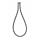 Черный уретральный массажер Glide Extra Small - 30 см. - Lola Games - купить с доставкой в Мытищах