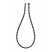 Черный уретральный массажер Glide Medium - 30 см. - Lola Games - купить с доставкой в Мытищах