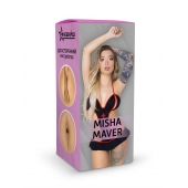 Двусторонний мастурбатор Misha Maver - 22 см. - ФлешНаш - в Мытищах купить с доставкой