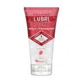 Интимный гель-смазка на водной основе Lubrimax Magic Strawberry - 75 мл. - ИнтелБИО - купить с доставкой в Мытищах
