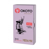Презервативы OKOTO Mega Mix - 12 шт. - Sitabella - купить с доставкой в Мытищах