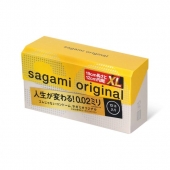Презервативы увеличенного размера Sagami Original 0.02 XL-size - 12 шт. - Sagami - купить с доставкой в Мытищах
