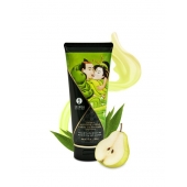 Массажный крем для тела с ароматом груши и зелёного чая Pear   Exotic Green Tea - 200 мл. - Shunga - купить с доставкой в Мытищах