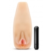 Мастурбатор-вагина с вибрацией Soft   Wet Natasha Realistic Beige Masturbator - Blush Novelties - в Мытищах купить с доставкой