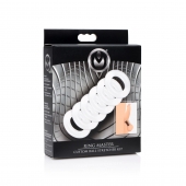 Комплект из 6 прозрачных эрекционных колец Ring Master Custom Ball Stretcher Kit - XR Brands - в Мытищах купить с доставкой