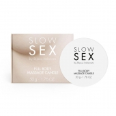 Массажная свеча для всего тела Slow Sex - 50 гр. - Bijoux Indiscrets - купить с доставкой в Мытищах