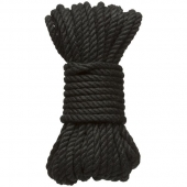 Черная верёвка для связывания и фиксации Bind Tie - 9,14 м. - Doc Johnson - купить с доставкой в Мытищах
