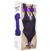 Фиолетовая верёвка для связывания и фиксации Bind Tie - 15,24 м. - Doc Johnson - купить с доставкой в Мытищах