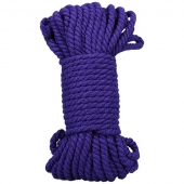 Фиолетовая верёвка для связывания и фиксации Bind Tie - 15,24 м. - Doc Johnson - купить с доставкой в Мытищах