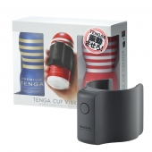 Набор Tenga Cup Vibrator 1st Set: вибратор Cup Vibrator, мастурбатор Original Vacuum Cup, мастурбатор Premium Original Vacuum Cup - Tenga - в Мытищах купить с доставкой