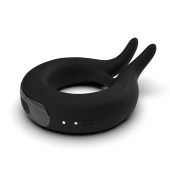 Черное эрекционное кольцо Marry Me Rechargeable Vibrating Cockring - Adrien Lastic - в Мытищах купить с доставкой