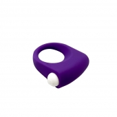 Фиолетовое эрекционное кольцо Puggle Vibrating Ring with Bullet - Adrien Lastic - в Мытищах купить с доставкой
