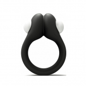 Черное эрекционное кольцо Zippy Vibrating Ring With Bullet - Adrien Lastic - в Мытищах купить с доставкой