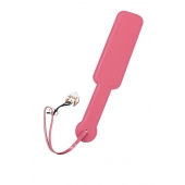 Розовый кожаный пэддл - 37 см. - Pecado - купить с доставкой в Мытищах