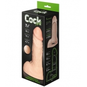 Телесный фаллоудлинитель с мошонкой Cock Next - 19 см. - LOVETOY (А-Полимер) - в Мытищах купить с доставкой