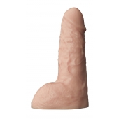 Телесный фаллоудлинитель с мошонкой Cock Next - 19 см. - LOVETOY (А-Полимер) - в Мытищах купить с доставкой