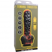 Черно-красная мини-машина на присоске Tendril Thruster - 21,6 см. - Doc Johnson - купить с доставкой в Мытищах