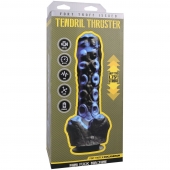 Черно-синяя мини-машина на присоске Tendril Thruster - 21,6 см. - Doc Johnson - купить с доставкой в Мытищах