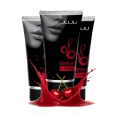 Набор из 3 съедобных лубрикантов JUJU со вкусом вишни - JuJu - купить с доставкой в Мытищах
