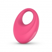 Розовое интерактивное эрекционное виброкольцо Leo - Easy toys - в Мытищах купить с доставкой